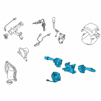 OEM Toyota Combo Switch Diagram - 84310-0C181