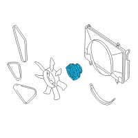 OEM Nissan Pickup DOUPLING-Fan Diagram - 21082-86G0A