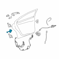 OEM 2017 Chevrolet Cruze Door Check Diagram - 13456270