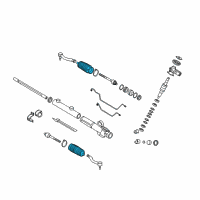 OEM Kia Amanti Bellows-Steering Gear Box Diagram - 577403F500