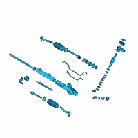 OEM 2004 Kia Amanti Gear Assembly-Steering Diagram - 577003F500