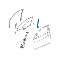 OEM 2014 Acura TL Sash, Right Front Door Center (Lower) Diagram - 72231-TK4-A01