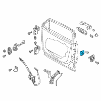 OEM 2020 Jeep Renegade Front Door Diagram - 68466854AA