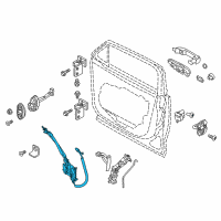 OEM 2019 Jeep Renegade Cable-Release Assembly Diagram - 68268739AA