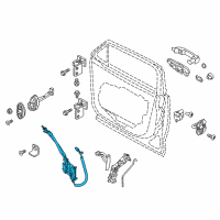 OEM 2020 Jeep Renegade Cable-Release Assembly Diagram - 68268739AA