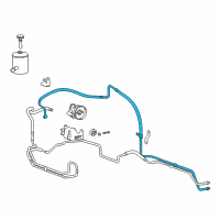 OEM Kia Optima Hose Assembly-Power Steering Oil Pressure Diagram - 575103C001