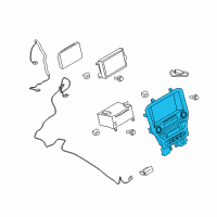 OEM 2020 Ford Mustang Climate Control Module Diagram - FR3Z18842Q