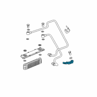 OEM Saturn Vue Adapter Asm, Heater Inlet & Outlet Hose Diagram - 12992649