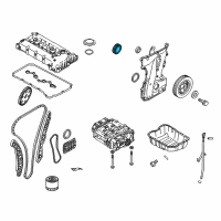 OEM 2015 Hyundai Tucson Sprocket-Crankshaft Diagram - 23121-25060