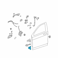 OEM 2018 Acura RDX Hinge, Right Front Door (Lower) Diagram - 67420-TX4-H02ZZ