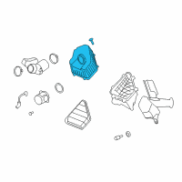 OEM 2007 Saturn Outlook Cover Asm-Air Cleaner Housing Diagram - 15278633