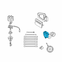 OEM 1993 Dodge W250 Bracket-Ignition Coil Diagram - 56026891