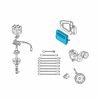 OEM Dodge Durango Powertrain Control Module Diagram - 56040148AD
