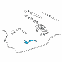 OEM 2014 Kia Sportage Hose Assembly-Rear Washer Diagram - 989503W210