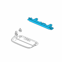 OEM 2011 Acura TL Light Assembly, High Mount Stop Diagram - 34270-TK4-A01