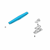 OEM 2003 Infiniti FX35 Lamp Assembly-Stop, High Mounting Diagram - 26590-CG00A