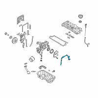 OEM 2008 Hyundai Accent Gasket-Front Case Diagram - 21411-26011