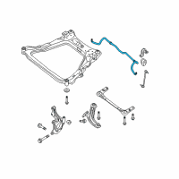 OEM 2010 Nissan Sentra Stabilizer-Front Diagram - 54611-ET81A