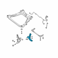 OEM 2012 Nissan Sentra Link Complete-Transverse, Rh Diagram - 54500-ET00B