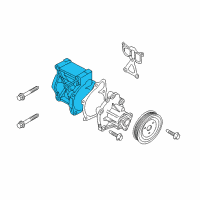 OEM 2010 Kia Rondo Cover-Water Pump Diagram - 2512525002