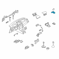 OEM BMW X3 Drink Holder Instum. Panel, Passenger Diagram - 51-16-3-420-692