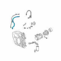 OEM 2007 Chrysler PT Cruiser A/C SUCTION Diagram - 5058001AI