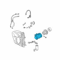 OEM 2005 Chrysler PT Cruiser COMPRESOR-Air Conditioning Diagram - 5058031AD