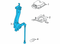 OEM 2022 Buick Envision Height Sensor Diagram - 84460151