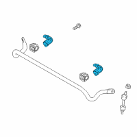 OEM 2019 Hyundai Tucson Bracket-STABILIZER Bar, RH Diagram - 55516-S1000