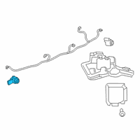 OEM 2019 Ford Transit Connect Automatic Park Sensor Diagram - JU5Z-15K859-AAG