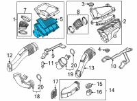 OEM 2022 BMW X5 AIR FILTER ELEMENT Diagram - 13-71-8-091-495