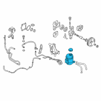 OEM 2003 Hyundai Tiburon Reservoir Assembly-Power Steering Diagram - 57150-2C200