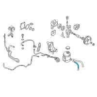 OEM Hyundai Tiburon Hose Assembly-Return Diagram - 57535-2C300