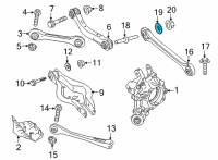 OEM BMW 525i Eccentric Flat Washer Diagram - 33-30-6-786-187