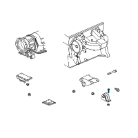 OEM 1998 Jeep Wrangler Bolt-HEXAGON FLANGE Head Diagram - 6502137