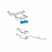 OEM 2003 Ford Expedition Exhaust Heat Shield Diagram - 5L1Z5G221AA