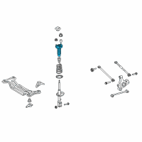 OEM 2010 Toyota Camry Upper Support Diagram - 48750-06180