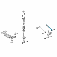 OEM 2007 Toyota Camry Rear Arm Diagram - 48740-07020