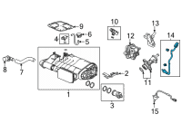 OEM 2021 Acura RDX SENSOR, OXYGEN Diagram - 36532-6B2-A01