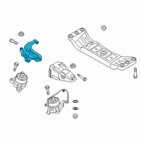 OEM 2018 Kia Stinger Engine Mounting Support Bracket Diagram - 21825J5400