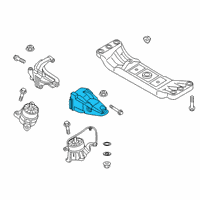 OEM 2019 Kia Stinger Engine Mounting Support Bracket Diagram - 21826J5400