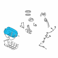 OEM Jeep Liberty Fuel Tank Diagram - 52128922AK