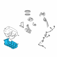 OEM 2005 Jeep Liberty Plate-Skid Diagram - 52100332AH