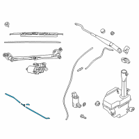 OEM 2013 Kia Forte Hose Assembly-Windshield Diagram - 986501M000