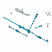 OEM 2019 Hyundai Veloster Gear Assembly-Steering Diagram - 56500-J3000