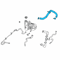 OEM 2021 Ram 2500 Hose-Radiator Inlet Diagram - 68359610AE