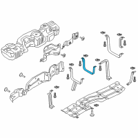 OEM 2021 Ford F-350 Super Duty Support Strap Nut Diagram - HC3Z-9054-H