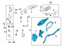 OEM 2021 Ford Bronco LATCH Diagram - M2DZ-78264A26-B