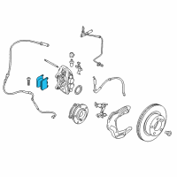 OEM BMW 430i xDrive Gran Coupe Repair Kit Brake Pads Diagram - 34-11-6-878-882