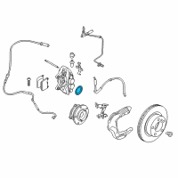 OEM 2015 BMW ActiveHybrid 3 Repair Set Brake Caliper Diagram - 34-11-6-850-935